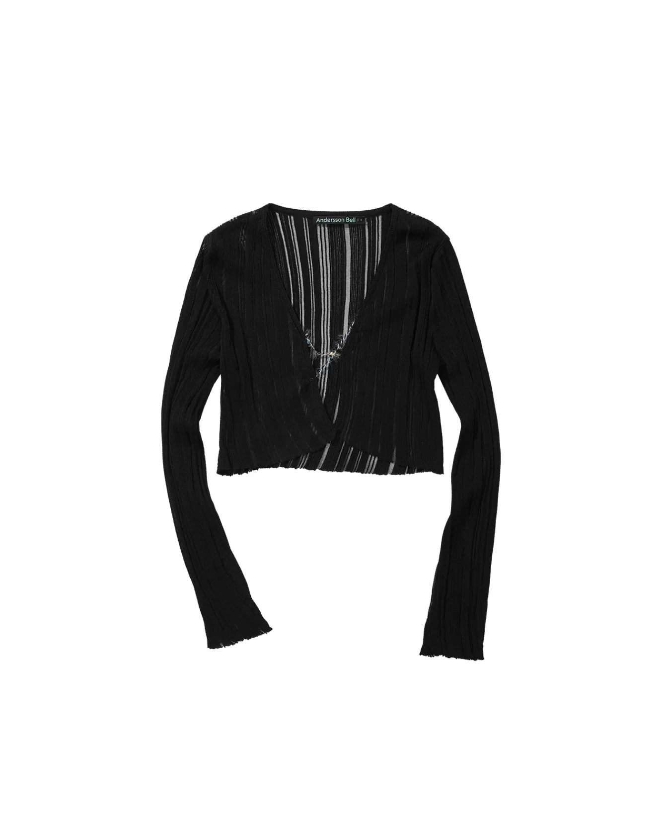 Women Andersson Bell Alena Clear Stripe Cardigan Atb744W(Black)