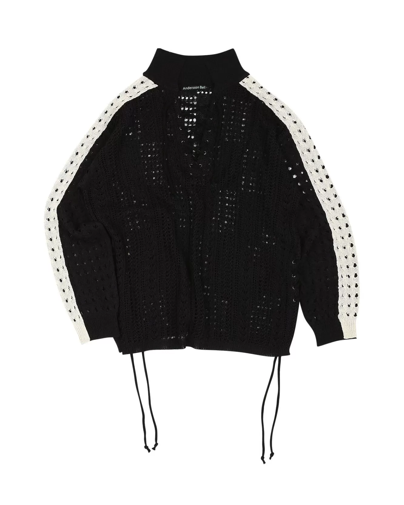 Men Andersson Bell Beozz Net Collar Sweater Atb959M(Black)