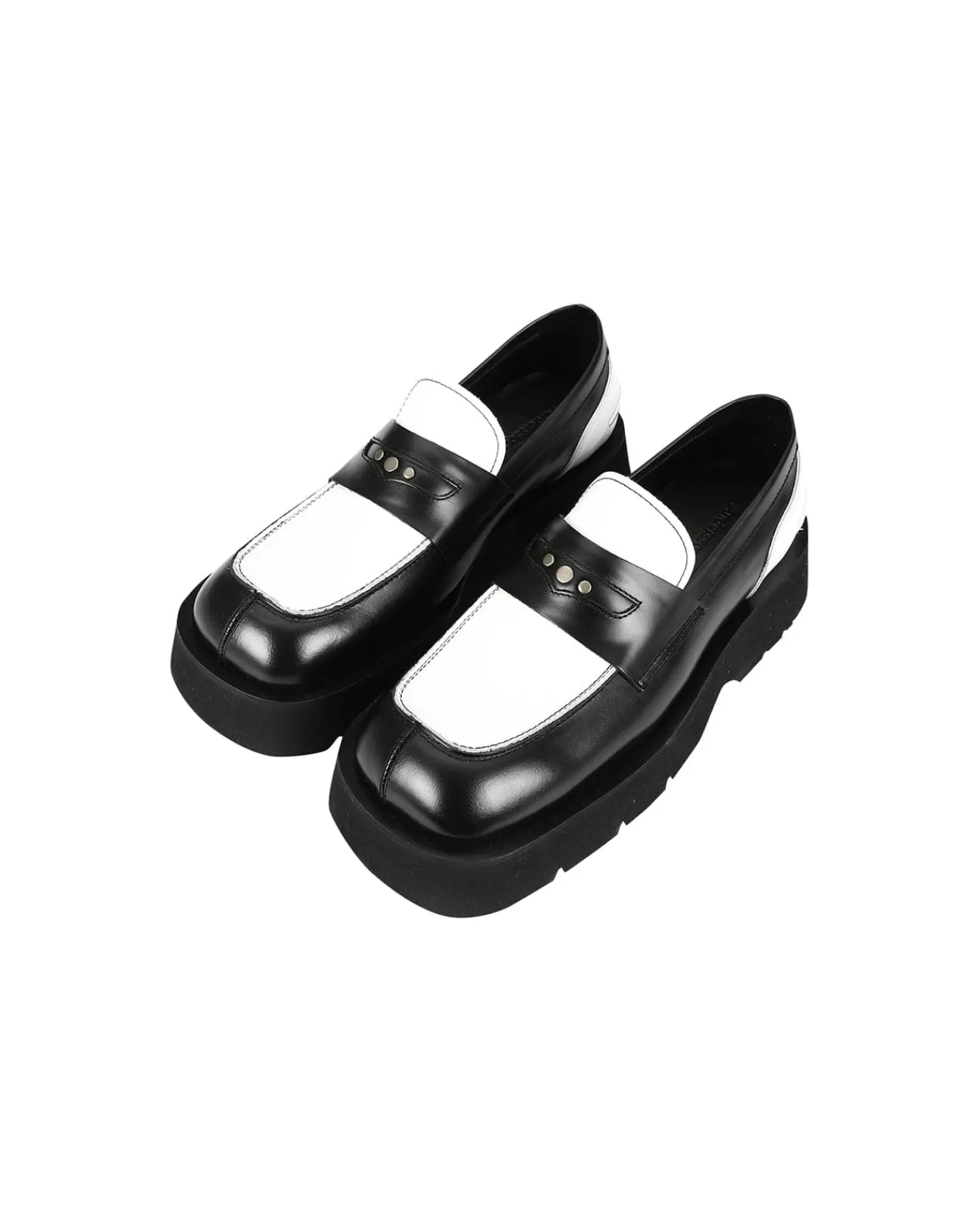 Men Andersson Bell Broeils 23 Penny Loafer Aaa328M(Black/White)