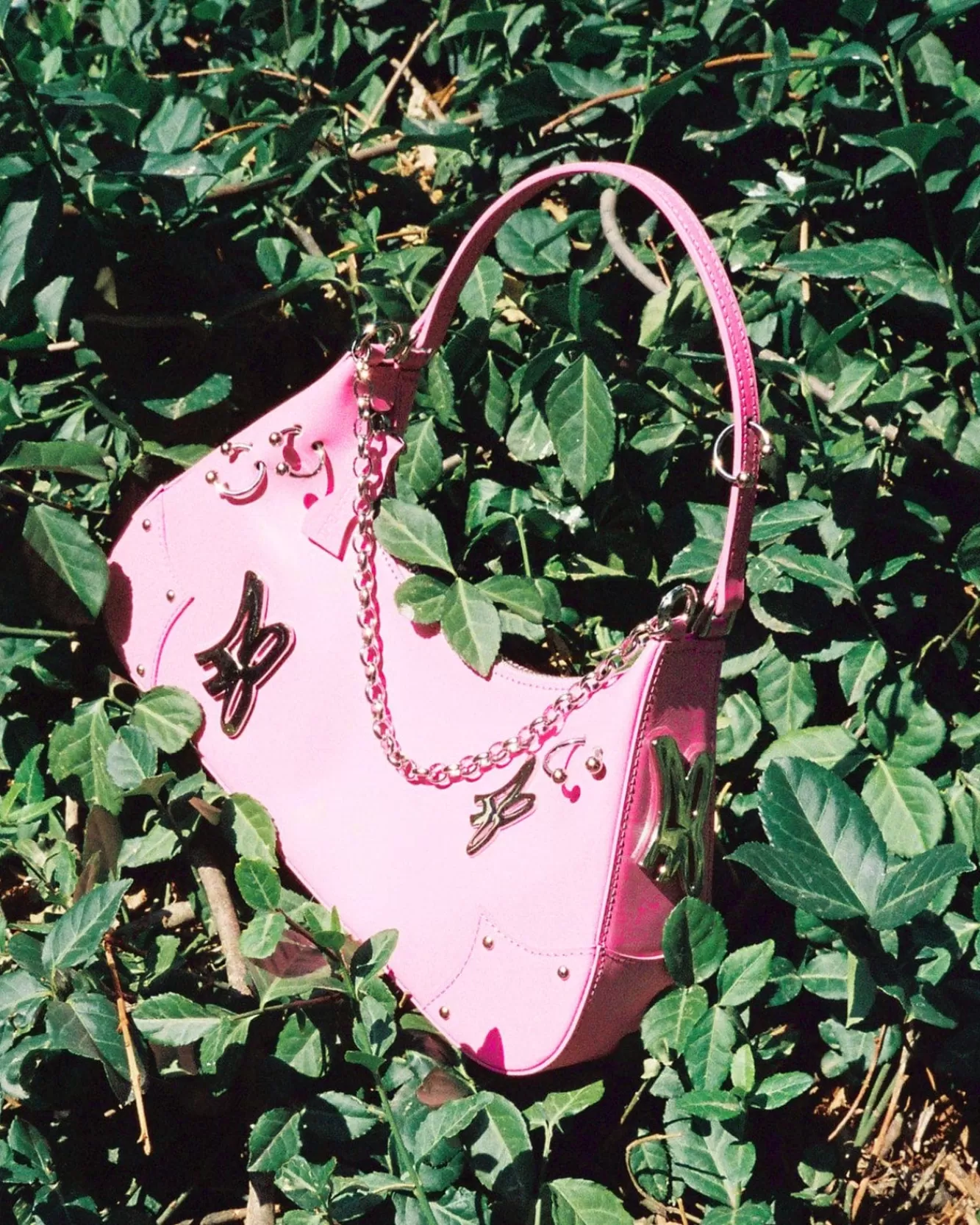 Women Andersson Bell Butterfly Ab Logo Chain Bag Aaa330W(Pink)