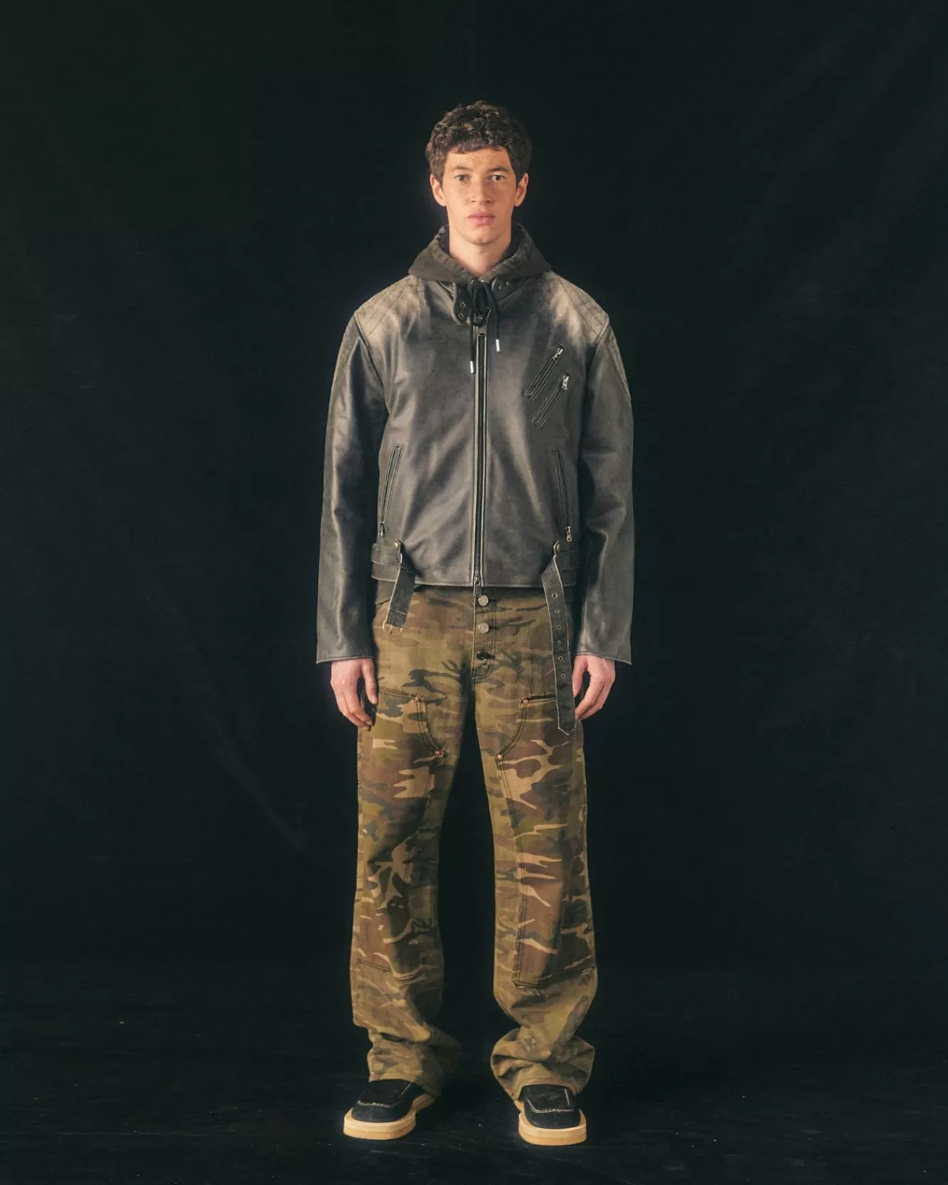 Men Andersson Bell Camouflage Carpenter Jeans Apa578M(Camouflage)