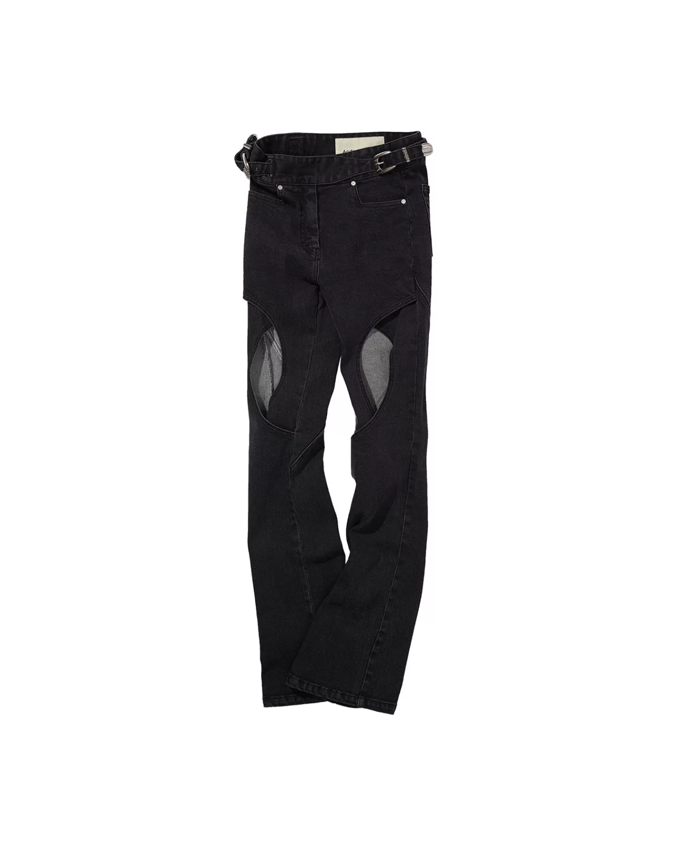 Women Andersson Bell Cara Curve Layered Denim Jeans Apa551W(Black)