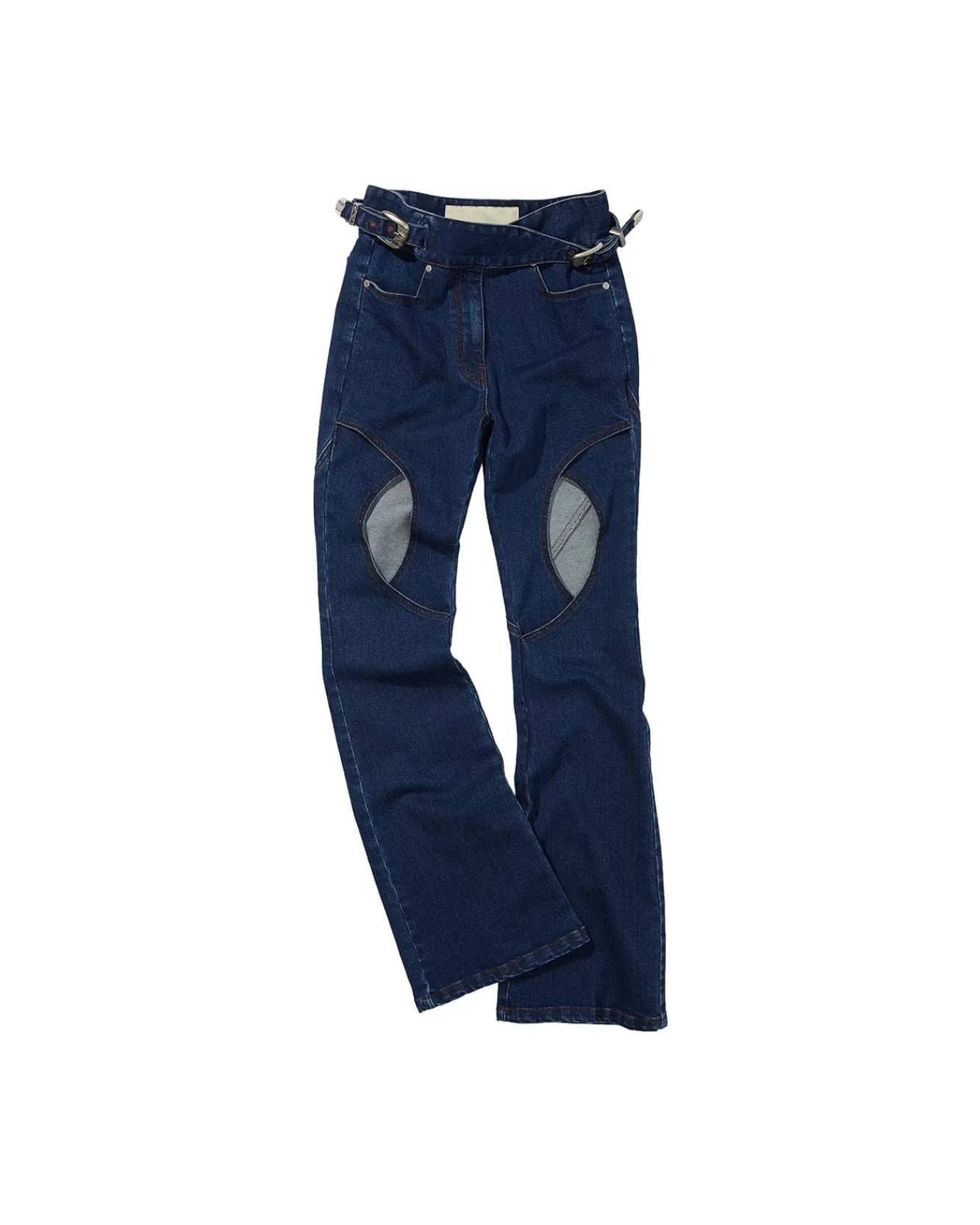 Women Andersson Bell Cara Curve Layered Denim Jeans Apa551W(Blue)