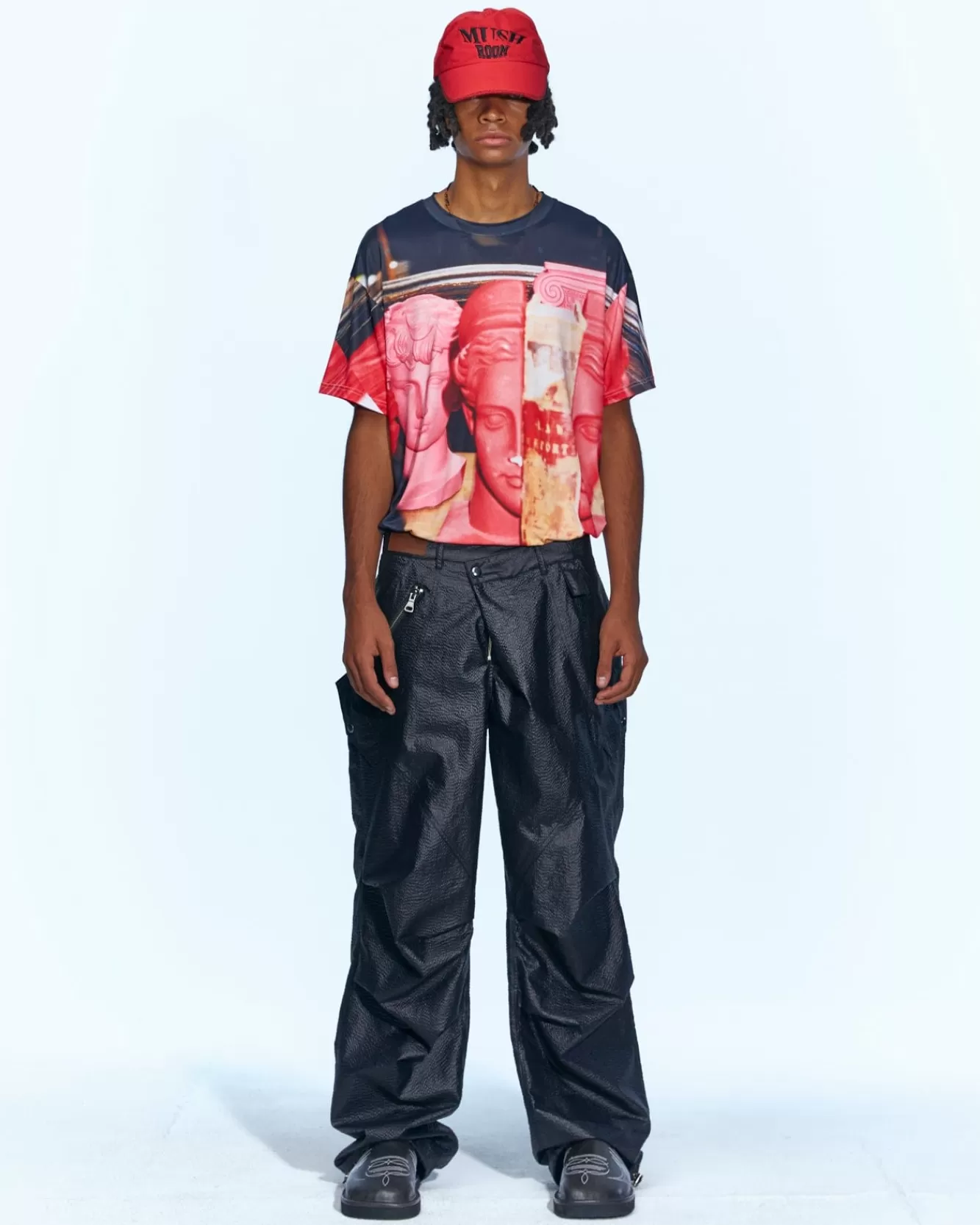 Men Andersson Bell Convex Multi Military Pants Apa638M(Black)