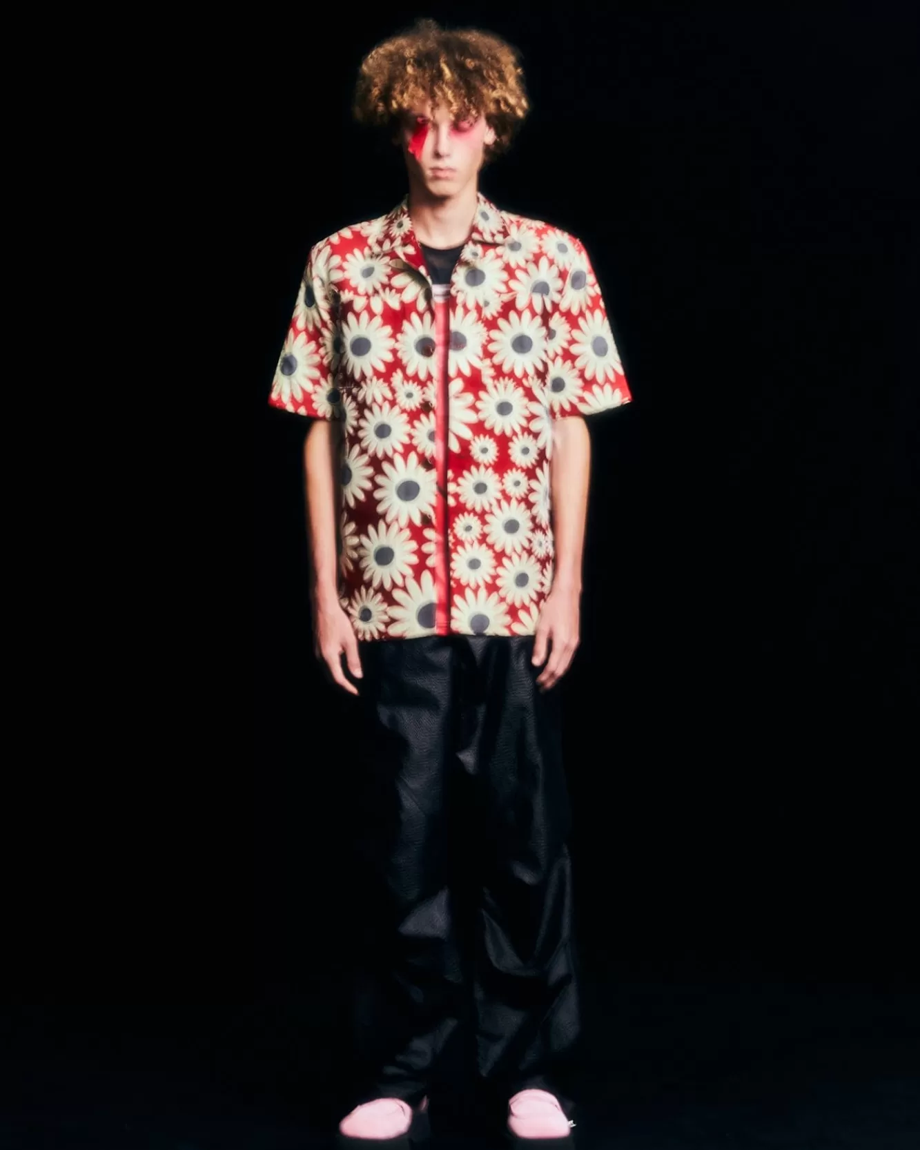 Men Andersson Bell Daisy Jacquard Shirts Atb954M(Red)