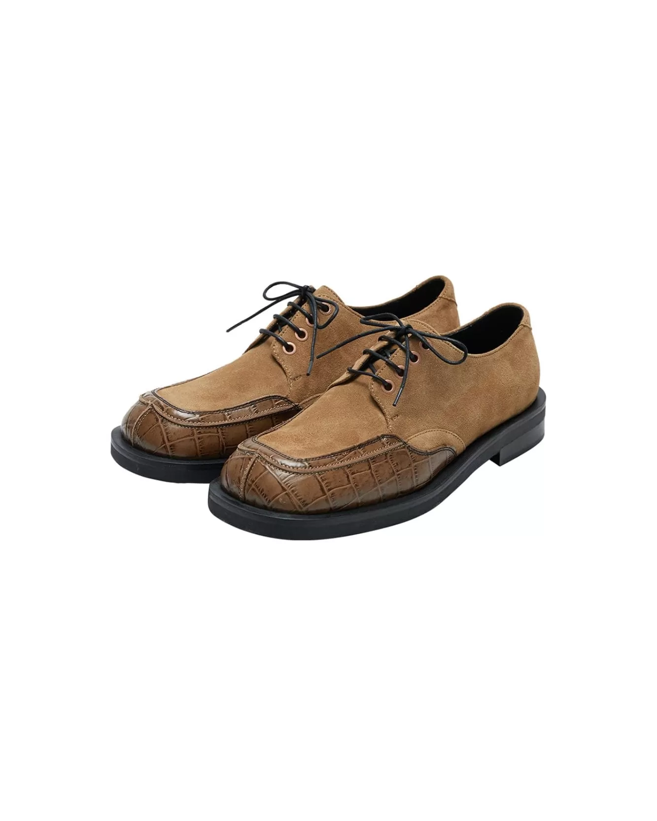 Men Andersson Bell Dayne Square Toe Derby Shoes Aaa307M(Tan)