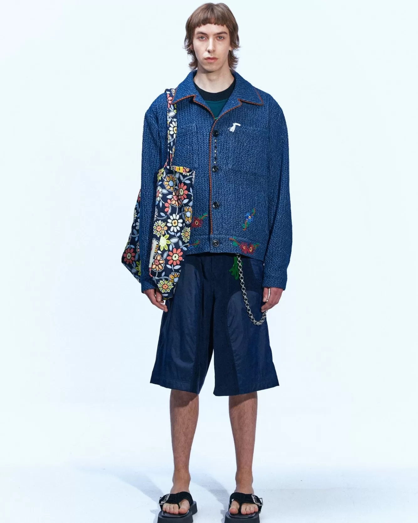 Men Andersson Bell Denim Hampton Work Jacket Awa510M(Blue)