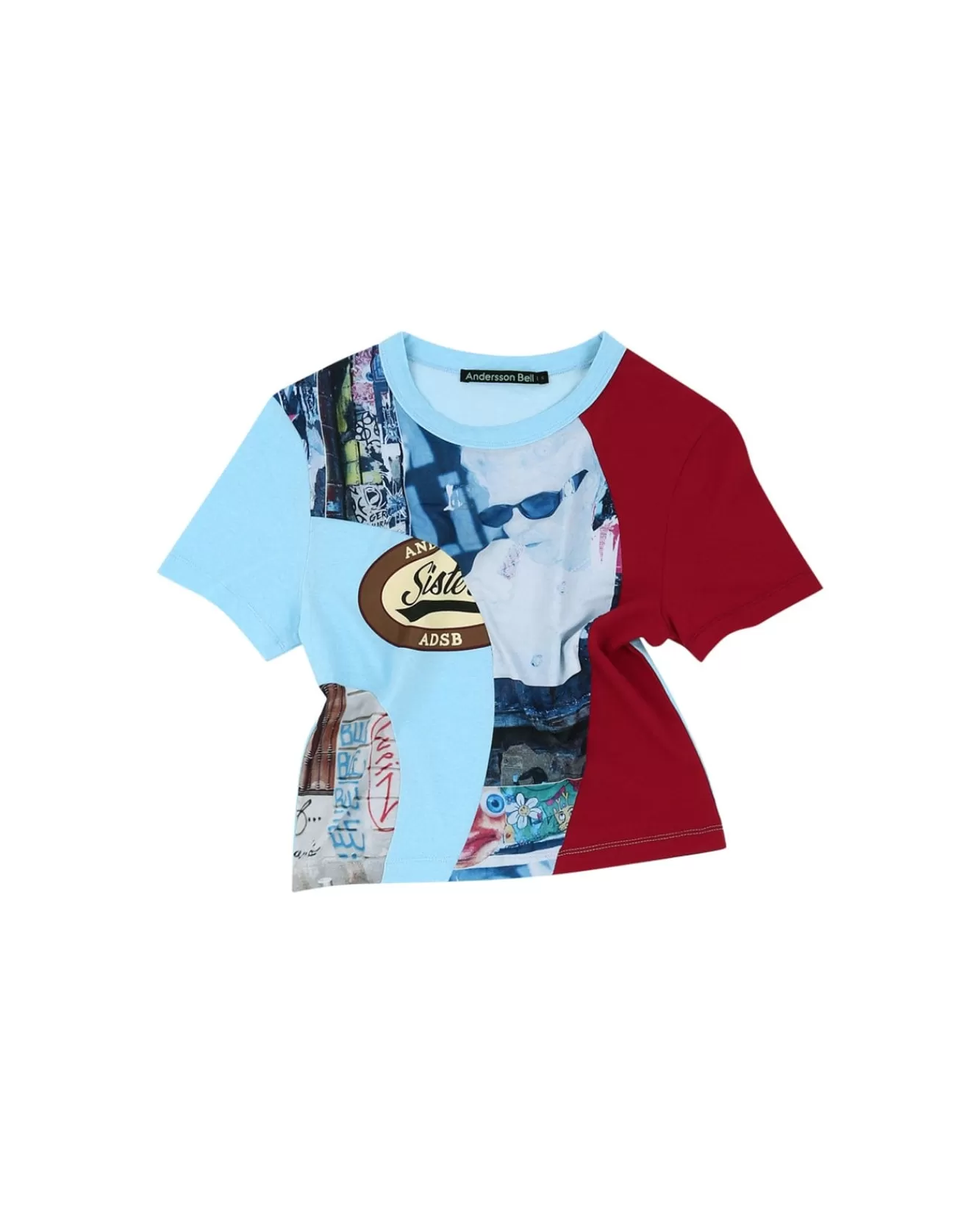 Women Andersson Bell (Essential) Adsb Film Archive Tight T-Shirts Atb968W(Blue)