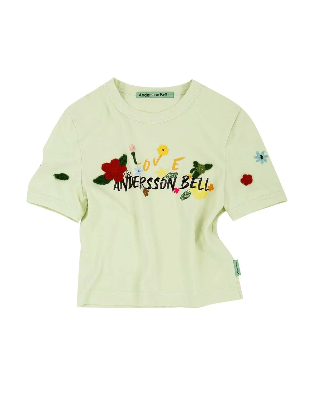 Women Andersson Bell (Essential) Dasha Flower Garden Logo T-Shirt Atb894W(Pale Mint)