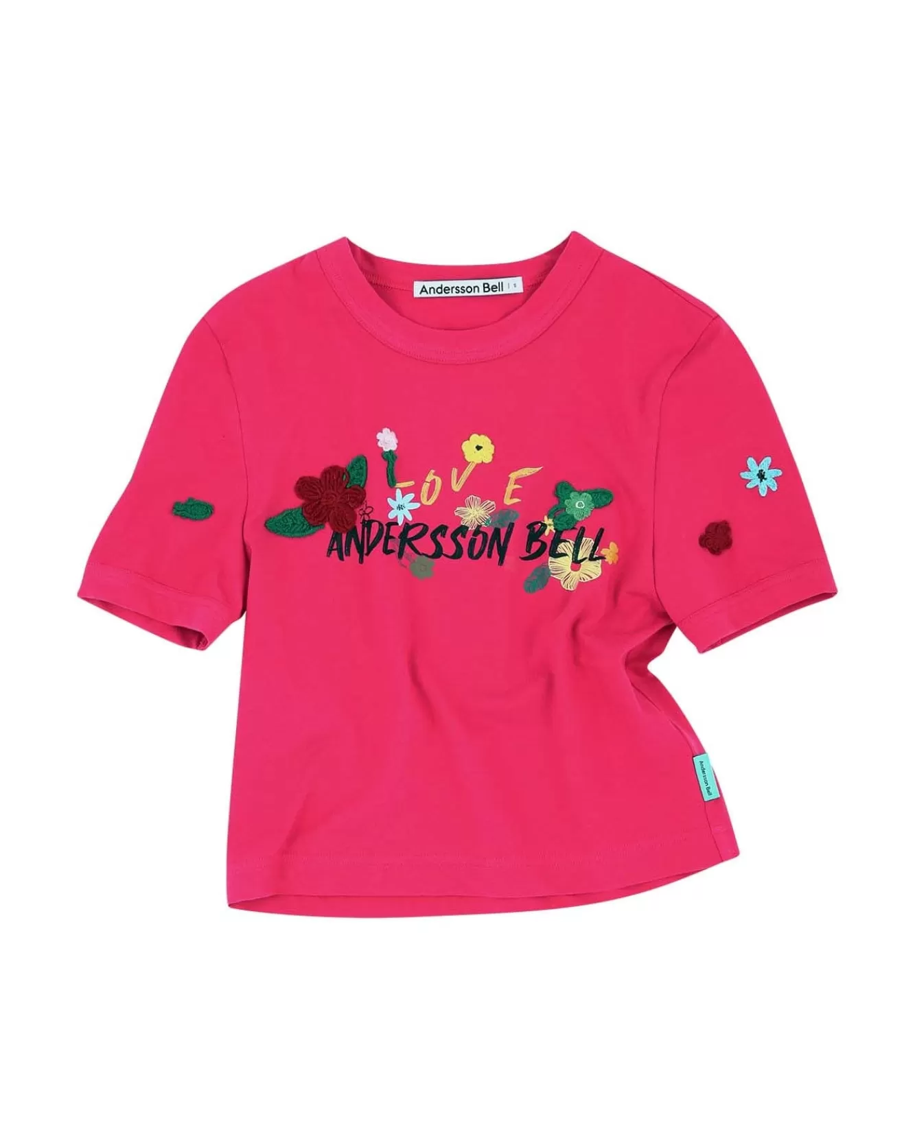 Women Andersson Bell (Essential) Dasha Flower Garden Logo T-Shirt Atb894W(Pink)