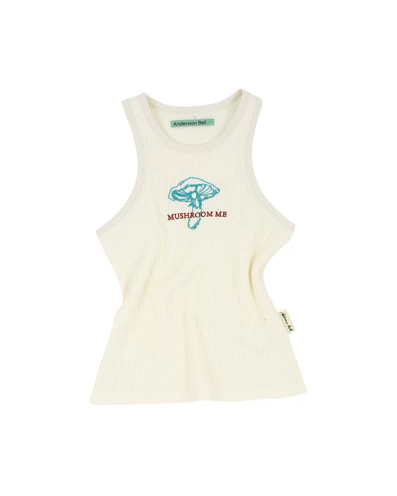 Women Andersson Bell (Essential) Mushroom Me Embroidery Tank Top Atb895W(Cream)
