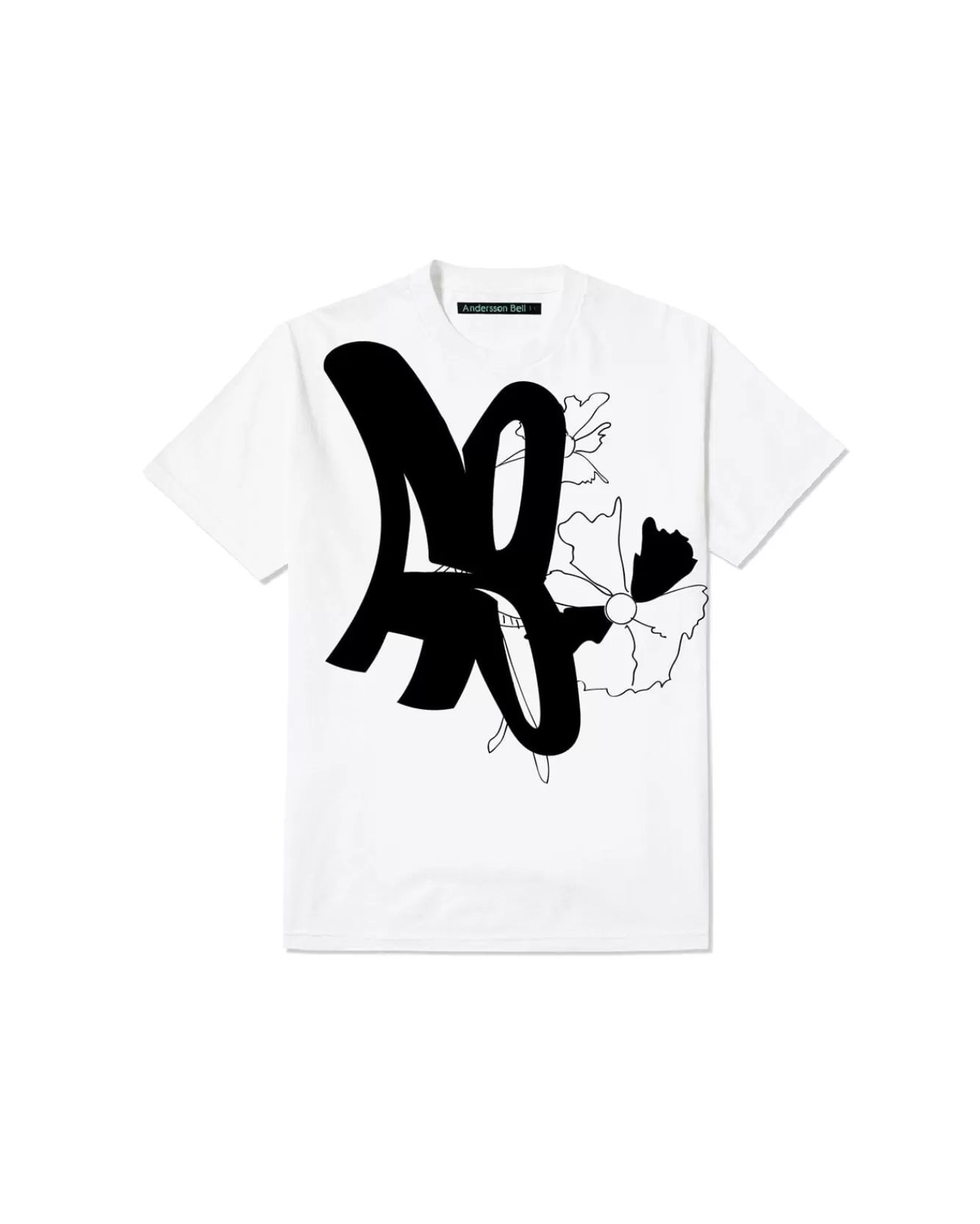 Men Andersson Bell (Essential) Unisex Ab Logo T-Shirt Atb842U(White/Black)