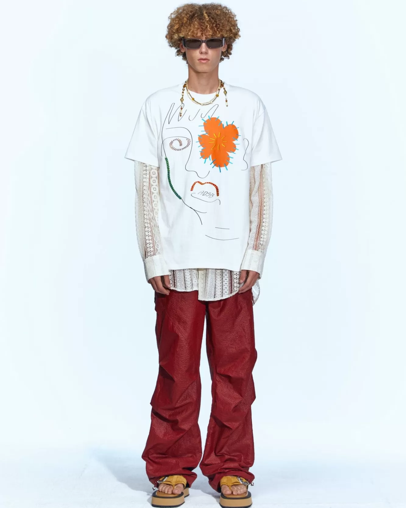 Men Andersson Bell (Essential) Unisex Flower Man T-Shirts Atb974U(White)