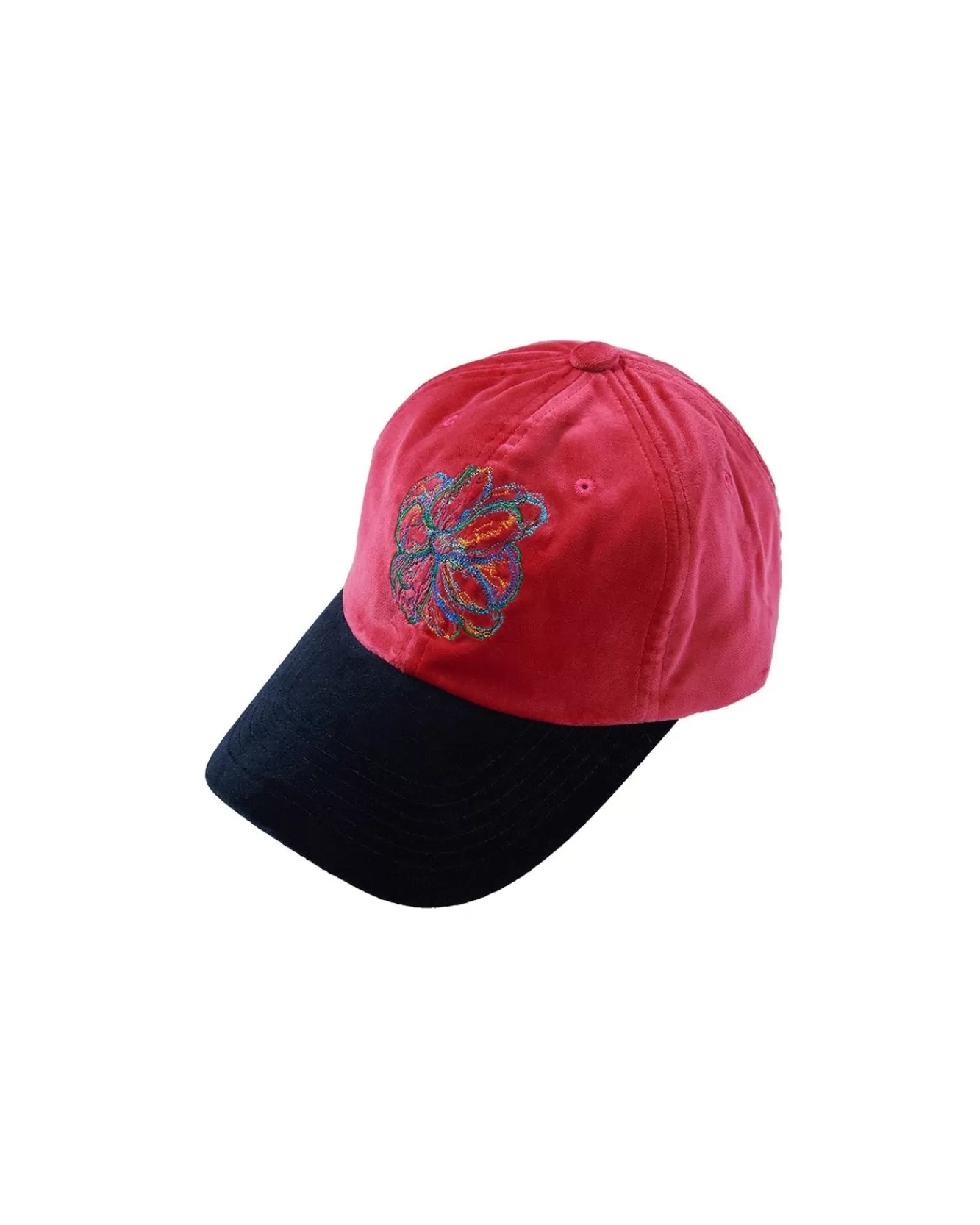Women Andersson Bell (Essential) Unisex Flower Velvet Cap Aaa315U(Purple/Pink)