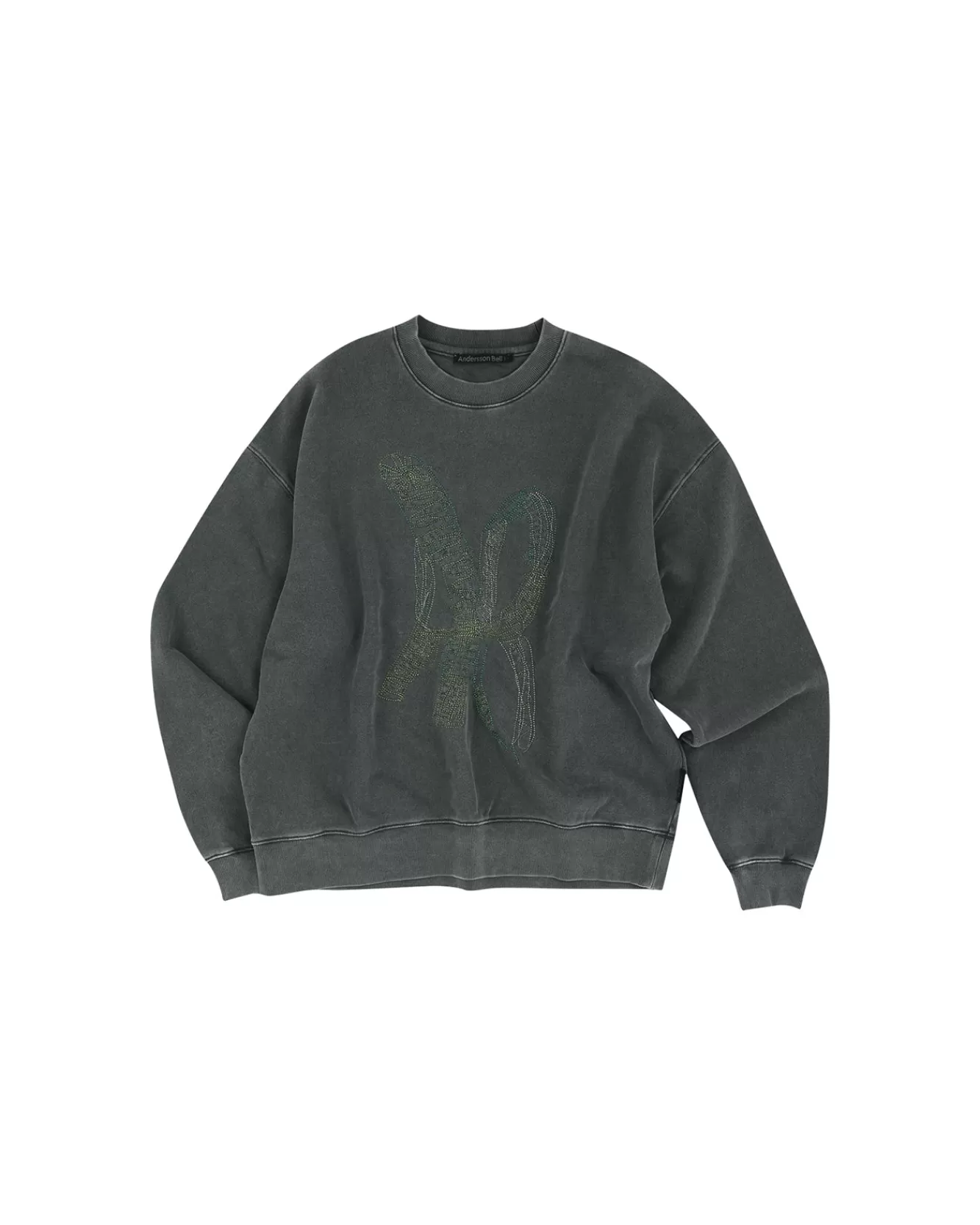 Men Andersson Bell (Essential) Unisex New Ab Logo Embroidery Sweatshirt Atb1044U(Charcoal)