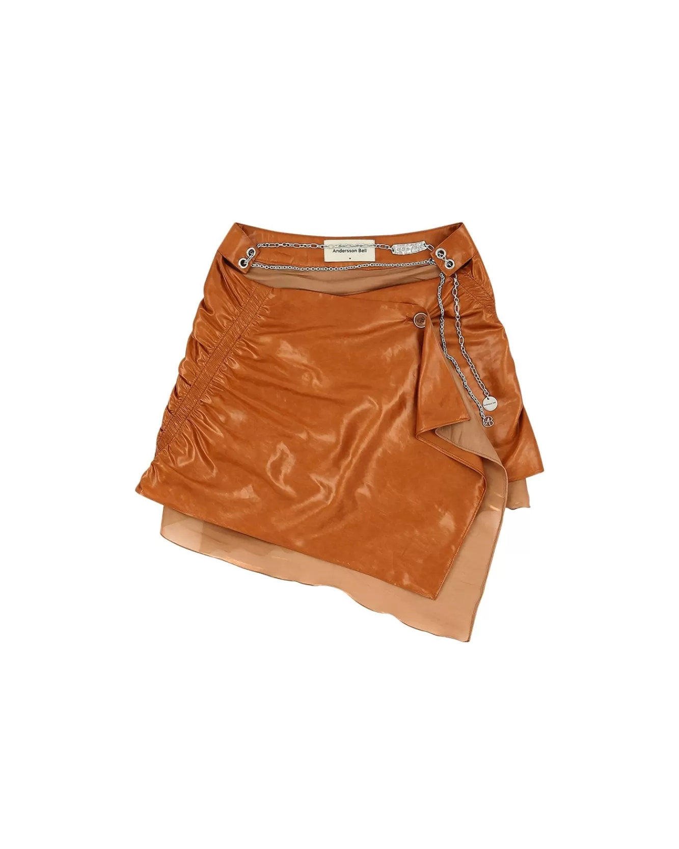Women Andersson Bell Ginger Shirring Wrap Skirt Apa604W(Brick)
