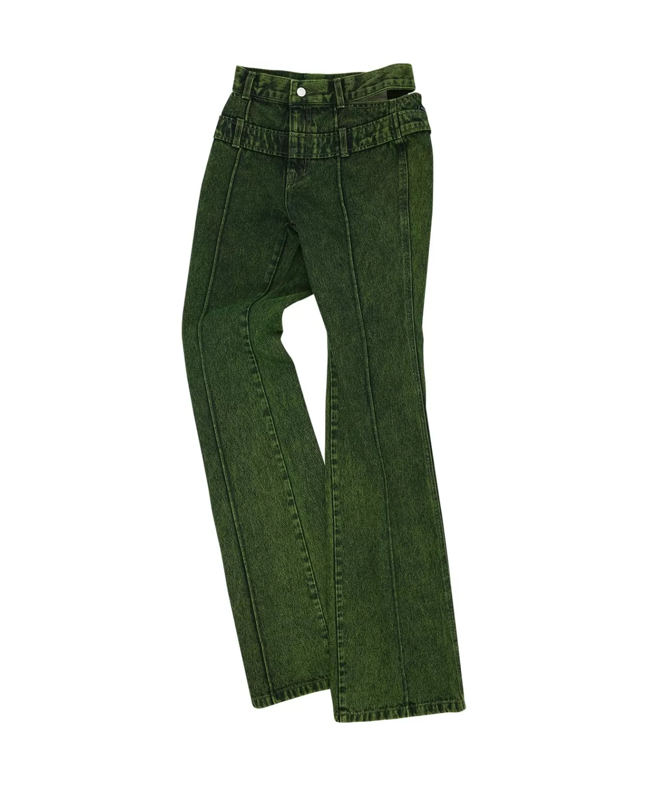 Women Andersson Bell Joan Double Waist Denim Apa605W(Green)