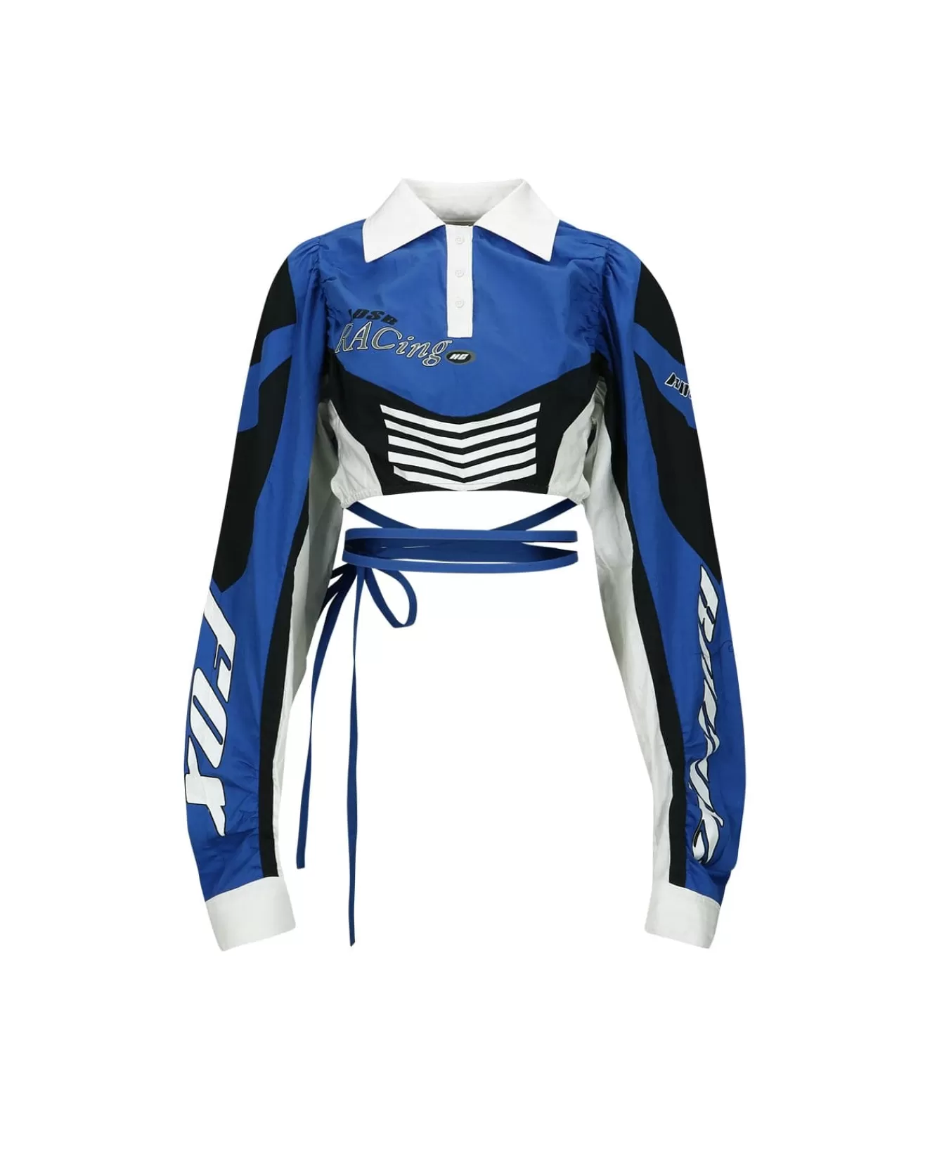 Women Andersson Bell Josie Racing Crop Shirts Atb925W(Blue)