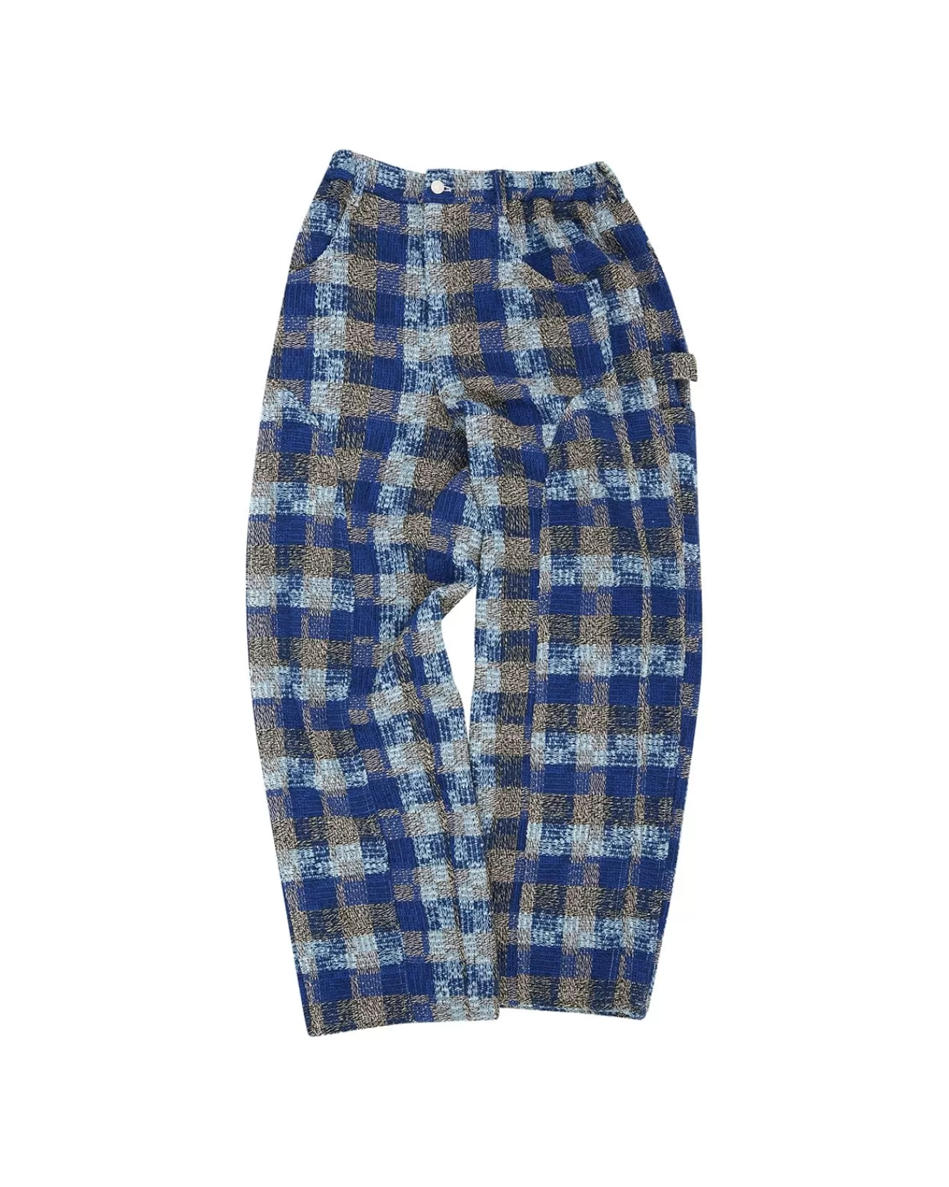 Men Andersson Bell Kenley Check Beach Pants Apa593M(Blue)