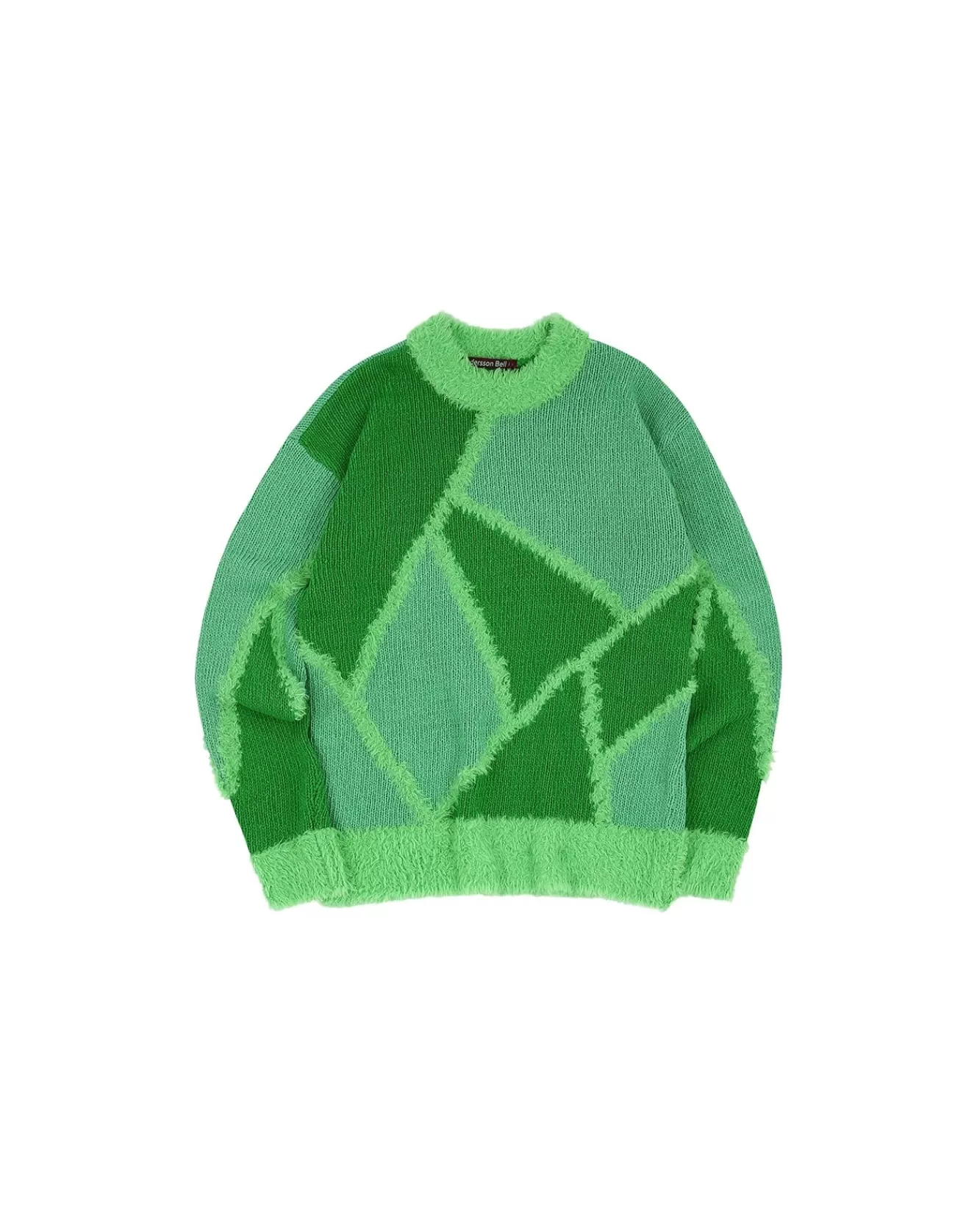 Men Andersson Bell (Men) Unisex Reims23 Intarsia Sweater Atb858U(Green/Lime)