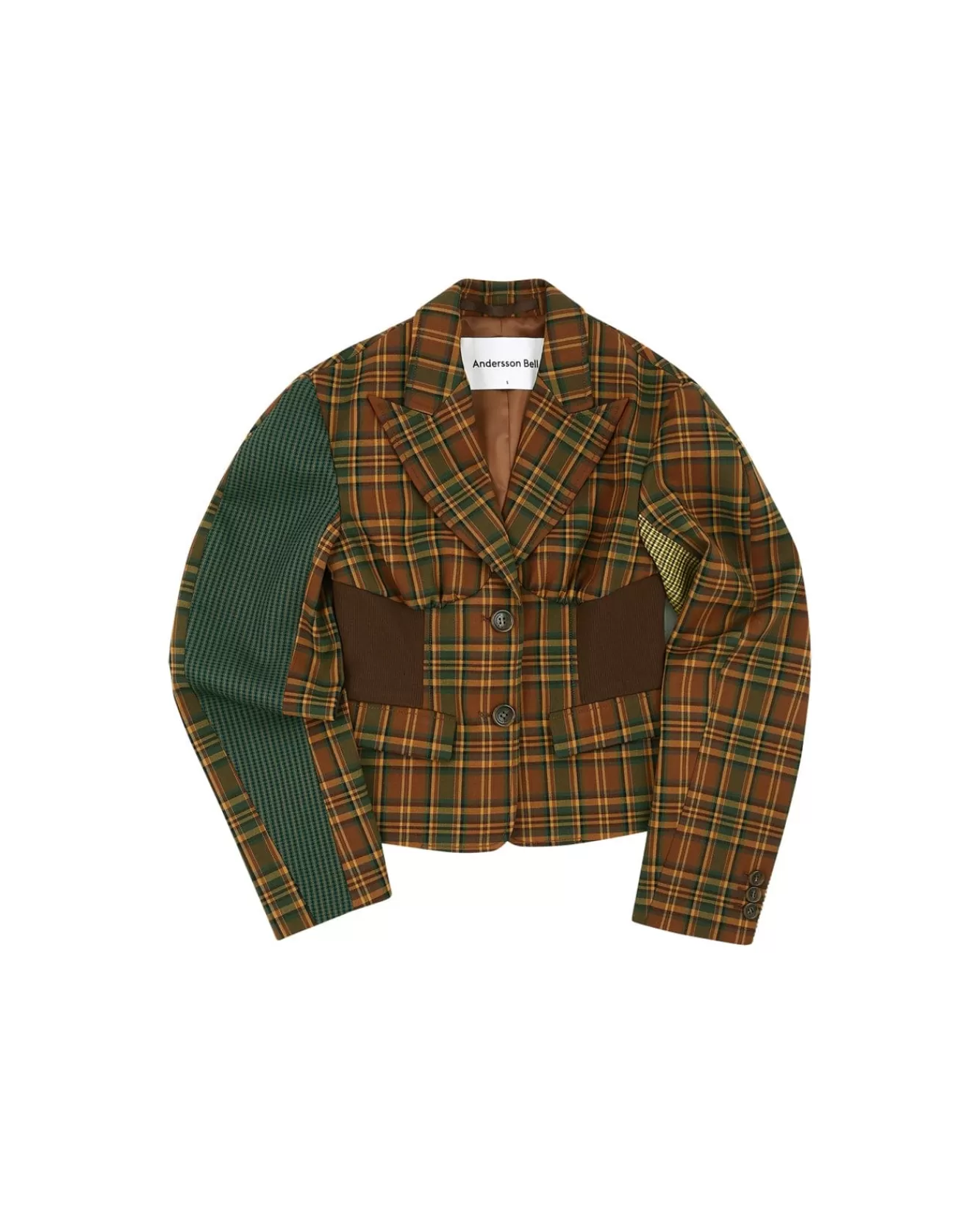 Women Andersson Bell Mika Puff Sleeve Jacket Awa518W(Brown)