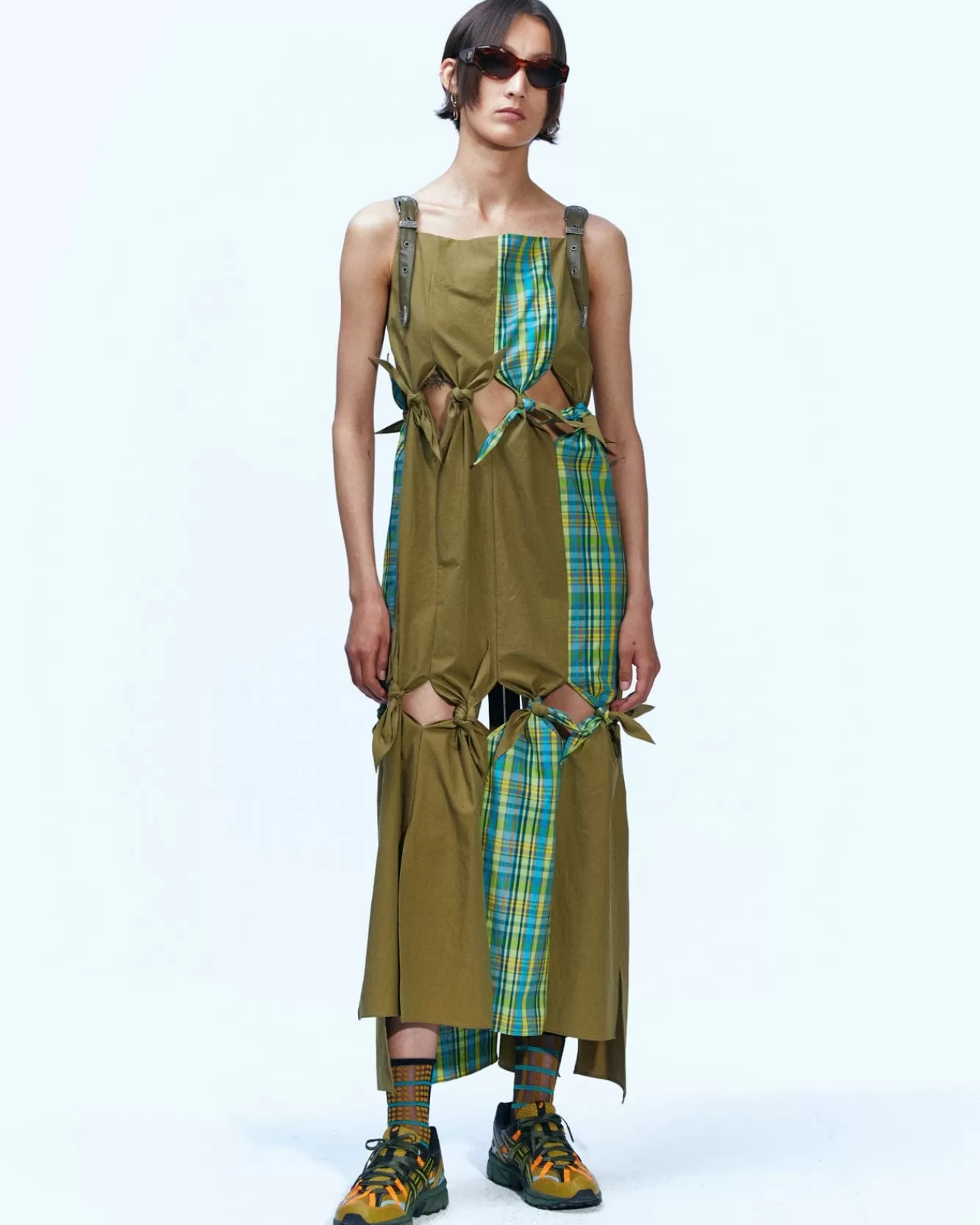 Women Andersson Bell Morgan Scarf Knotted Dress Atb874W(Khaki)