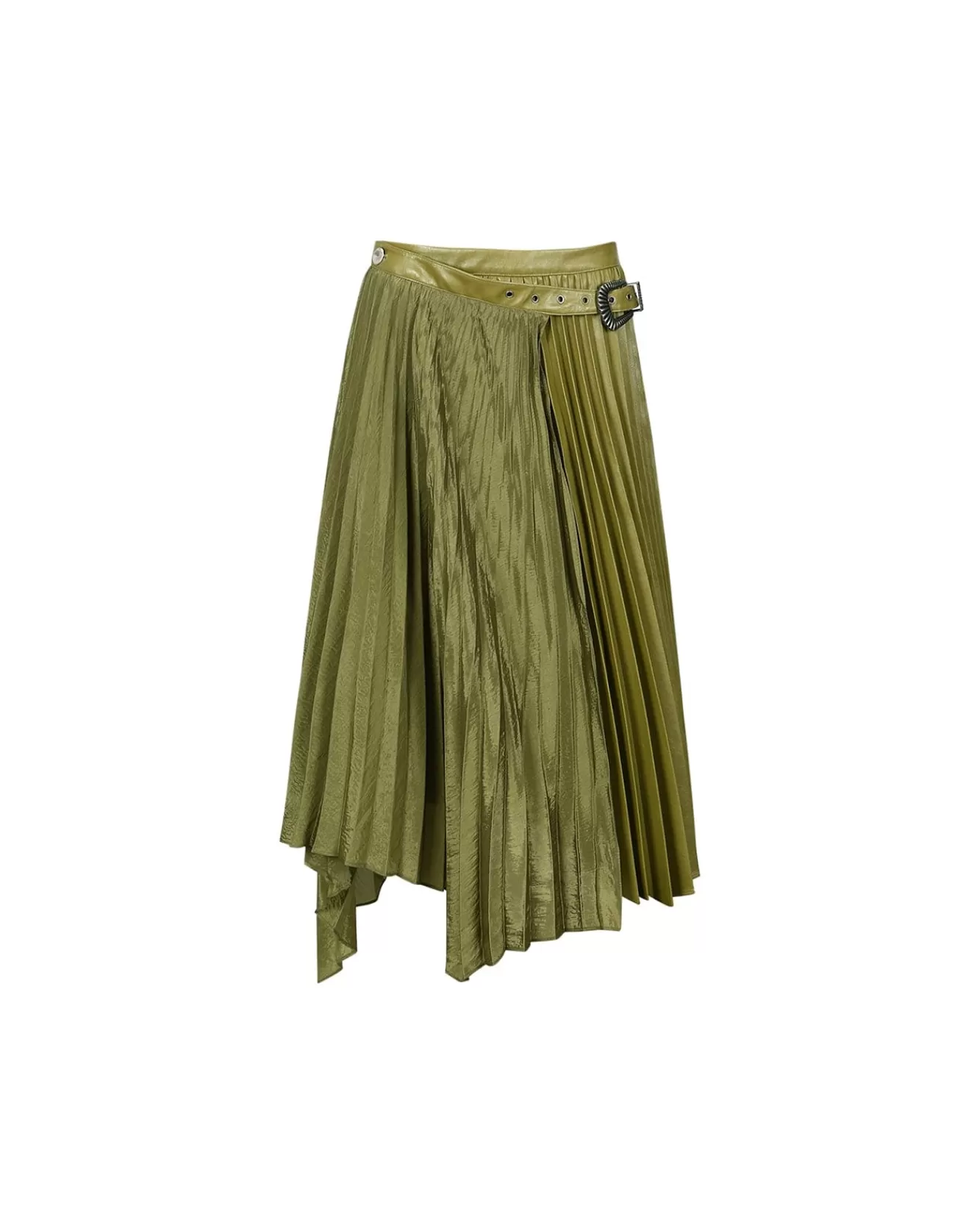 Women Andersson Bell Nicola Double Pleats Skirts Apa602W(Khaki)