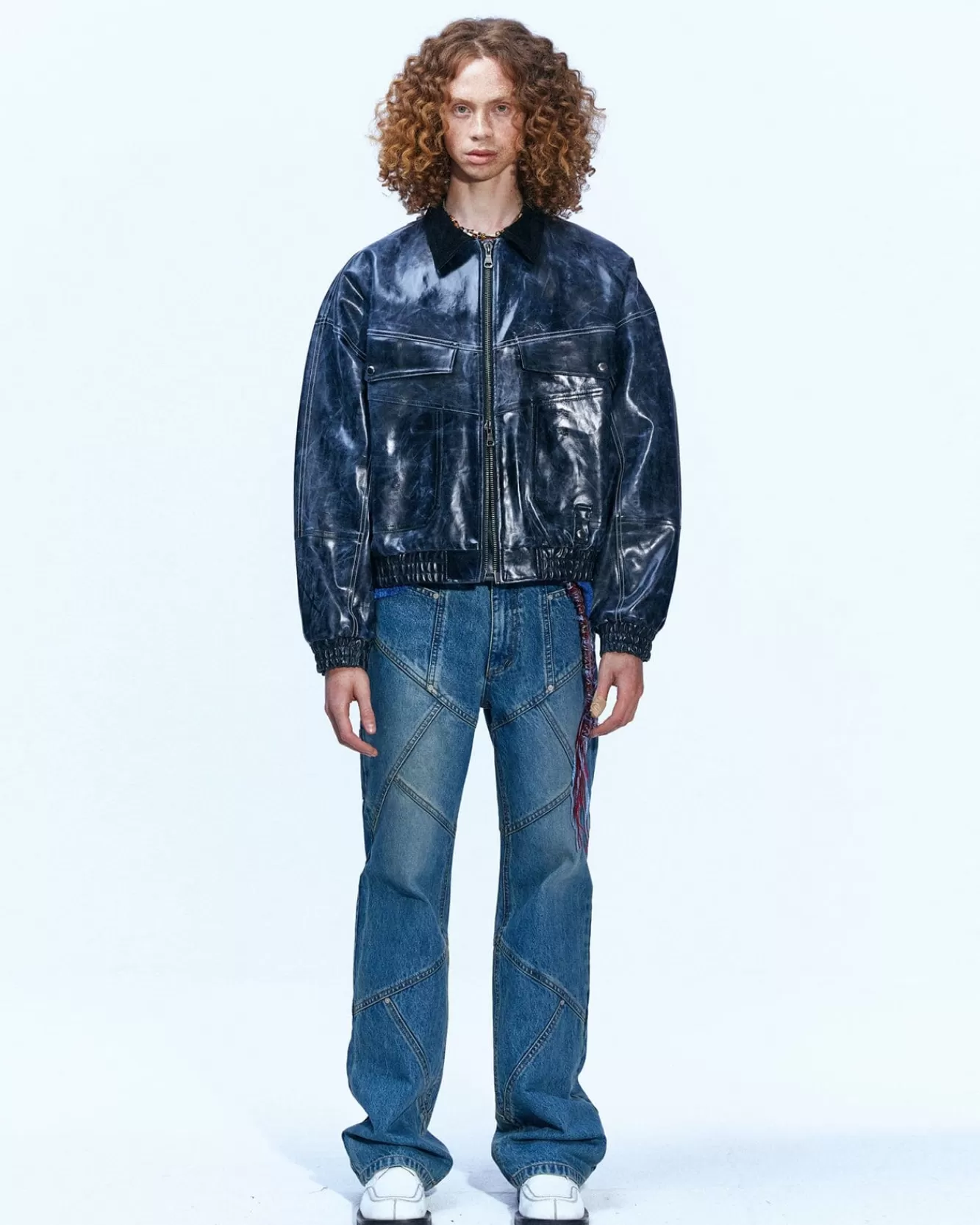 Men Andersson Bell Ortega 23 Bomber Jacket Awa506M(Black)