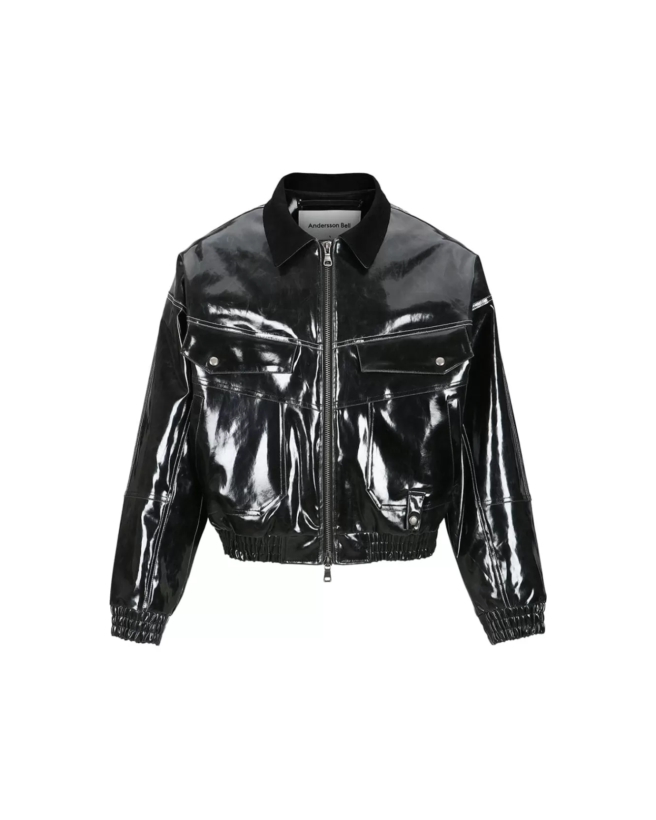 Men Andersson Bell Ortega 23 Bomber Jacket Awa506M(Black)