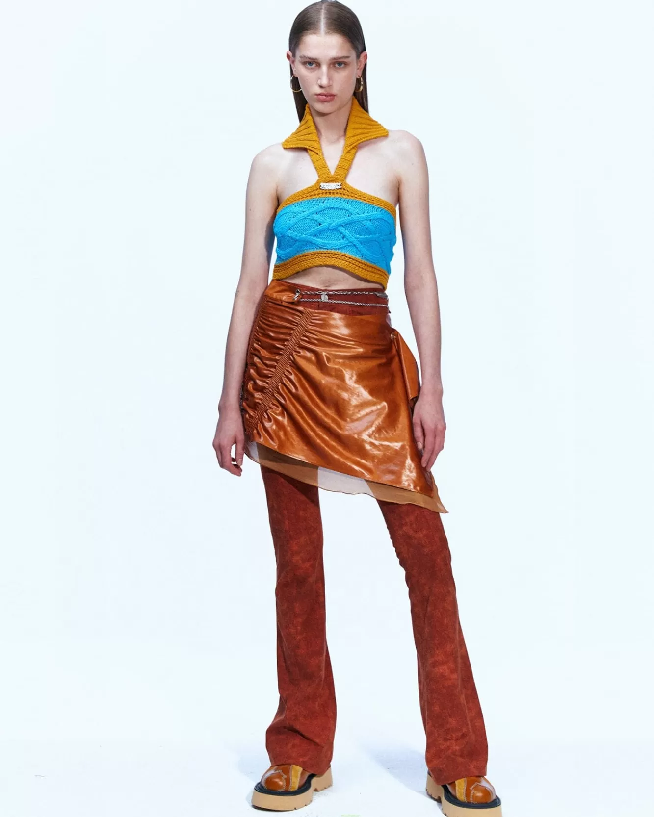 Women Andersson Bell Renee Faux Suede Pants Apa596W(Brick)