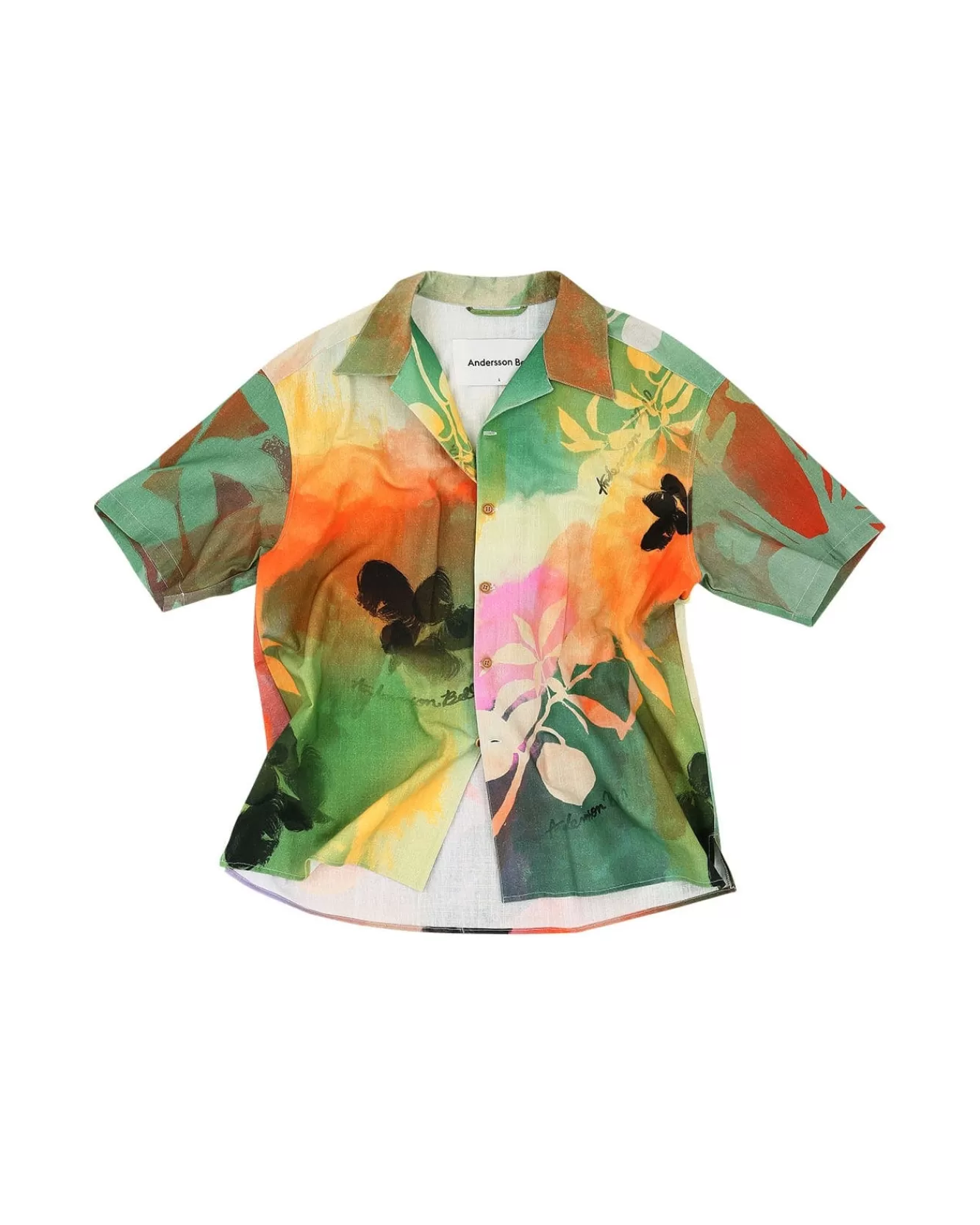 Men Andersson Bell Rhino Tie Dye Print Shirts Atb946M(Multi)