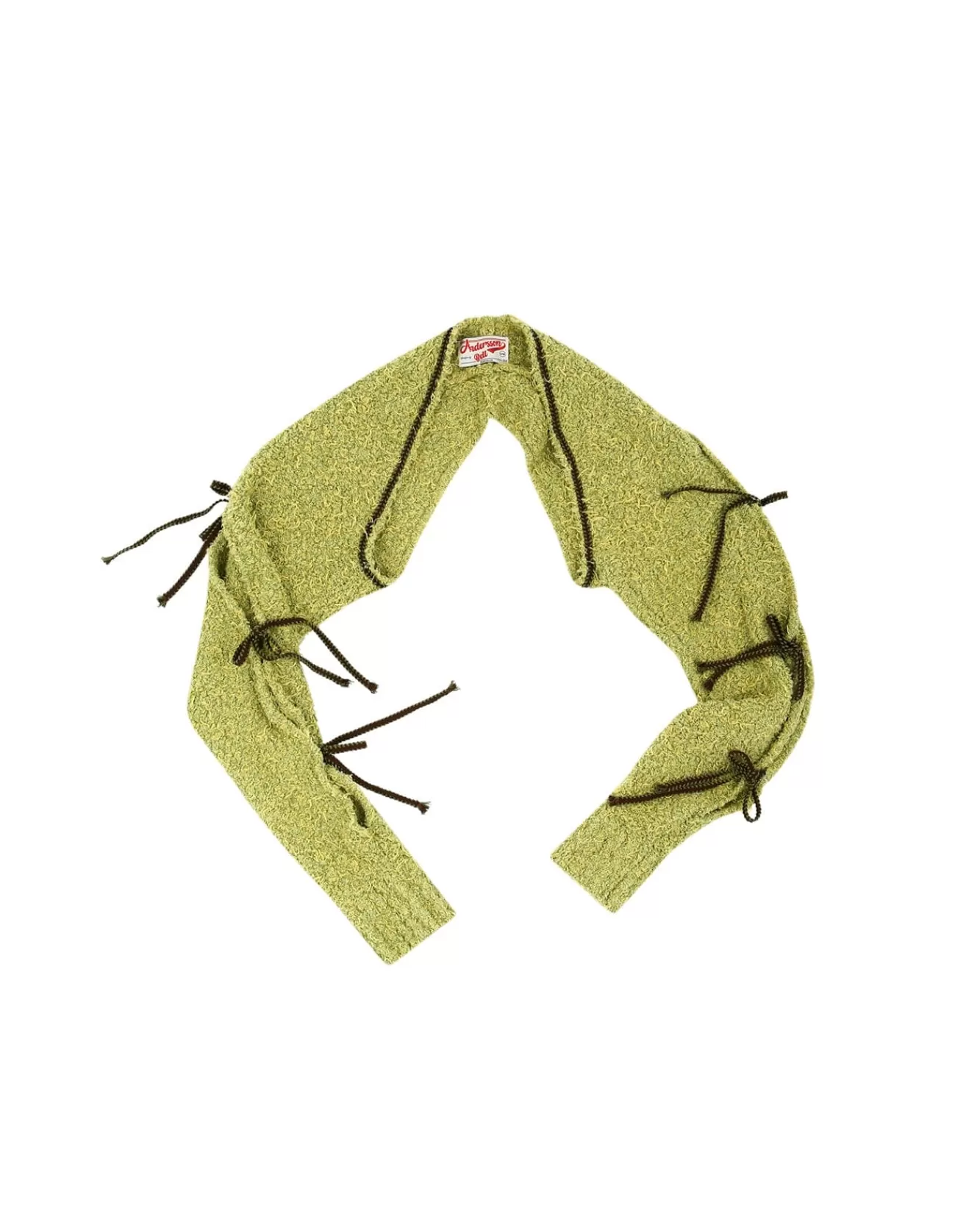 Women Andersson Bell Senko Hairy Lace Up Knit Bolero Atb889W(Olive)