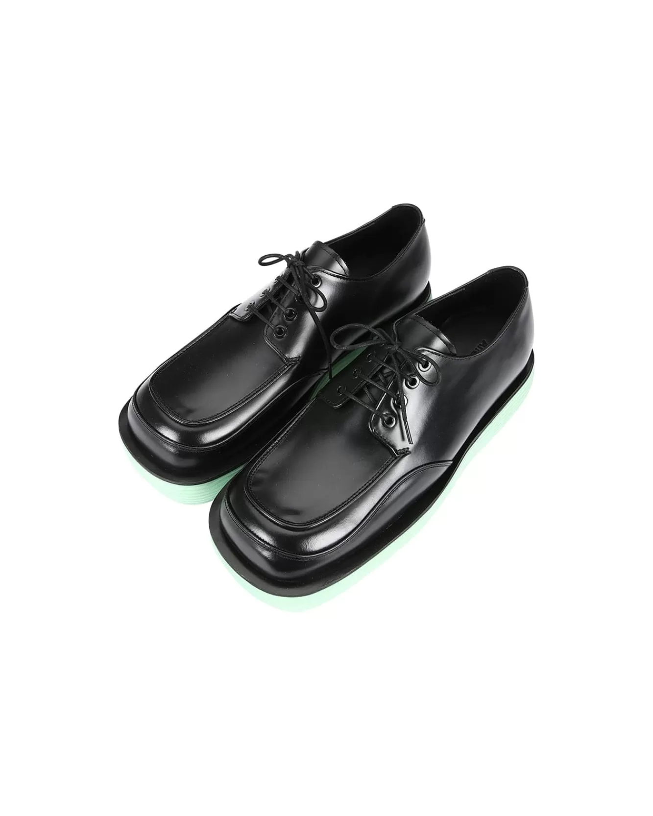 Men Andersson Bell Square Matine 23 Derby Shoes Aaa327M(Black)