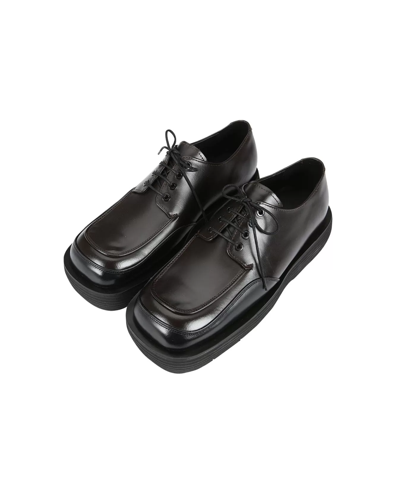 Men Andersson Bell Square Matine 23 Derby Shoes Aaa327M(Brown)