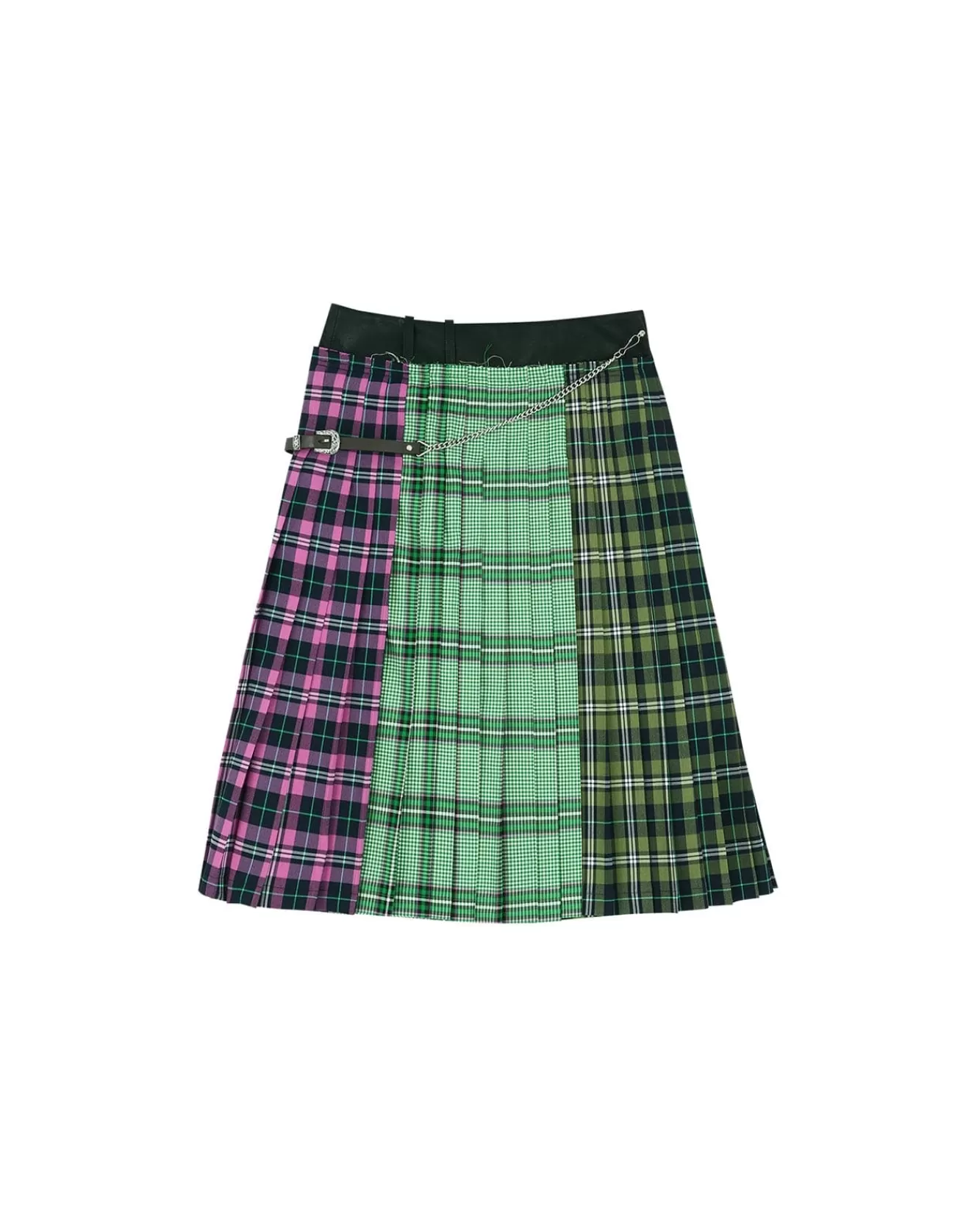 Women Andersson Bell Taga Check Pleats Skirt Apa601W(Multi)
